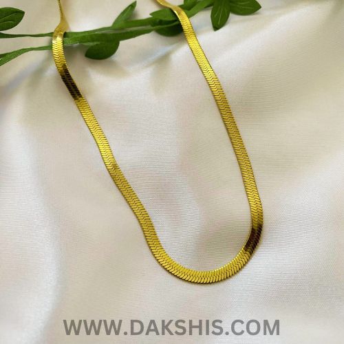 Gold Plated Snake Chain For Men