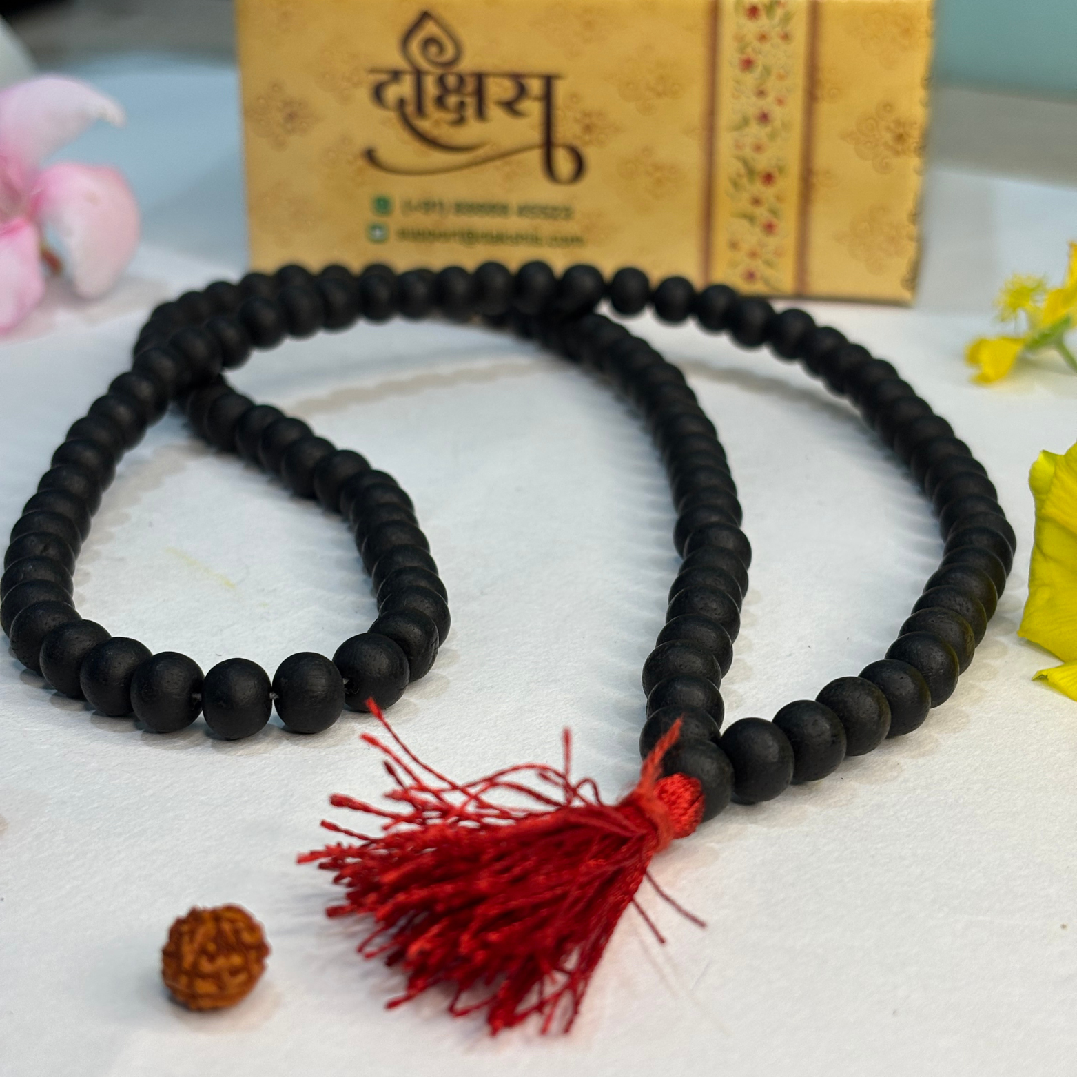 Original Karungali Malai 108 Beads Ebony Wood - Certified