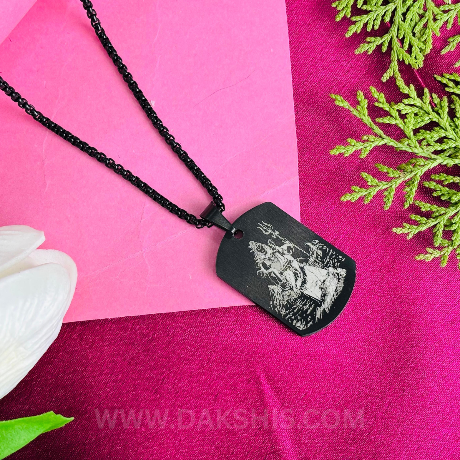 Divine Mahadev With Trishul Necklace