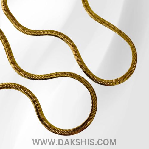 Gold Plated Snake Chain For Men
