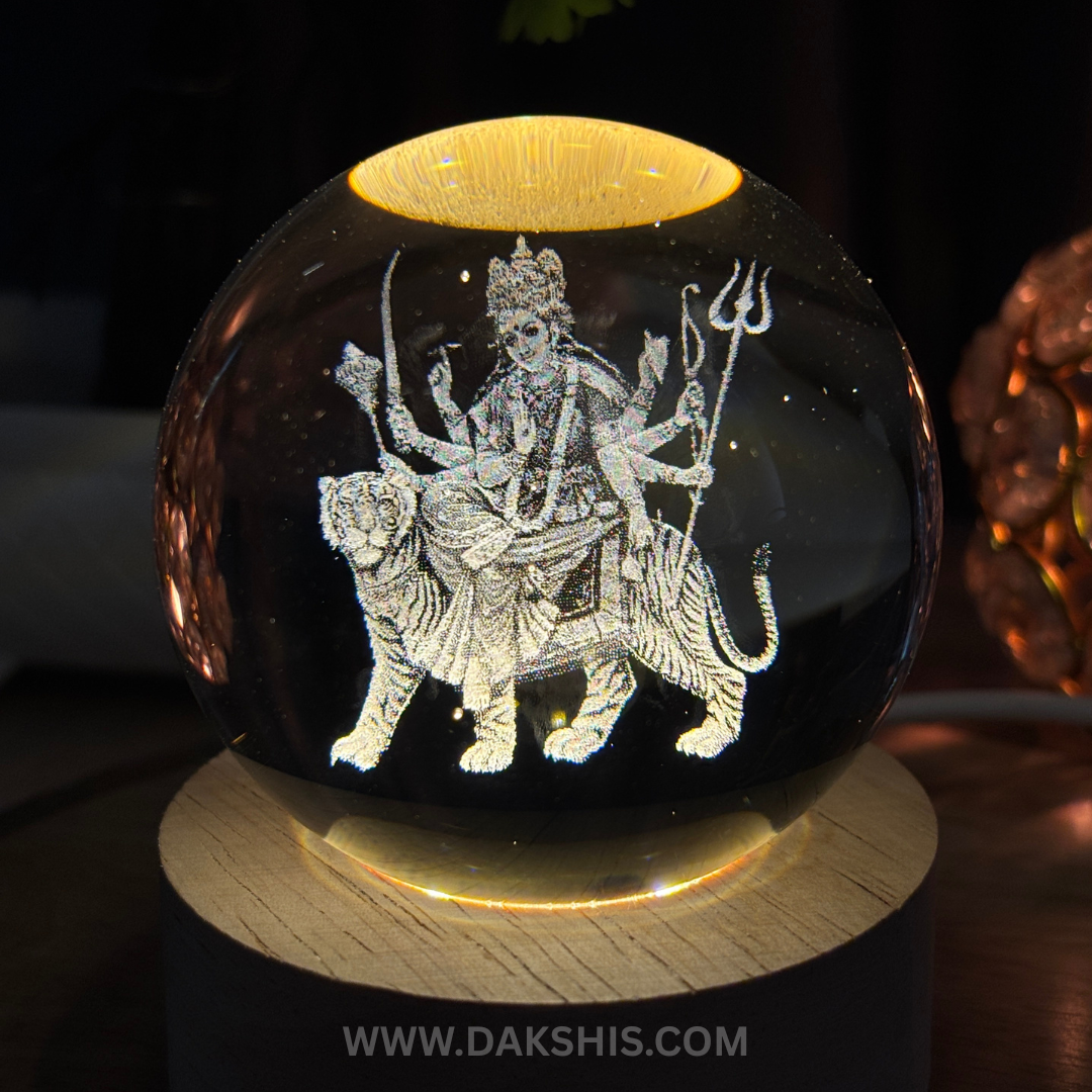 Ma Amba 3D Crystal Divine Lamp