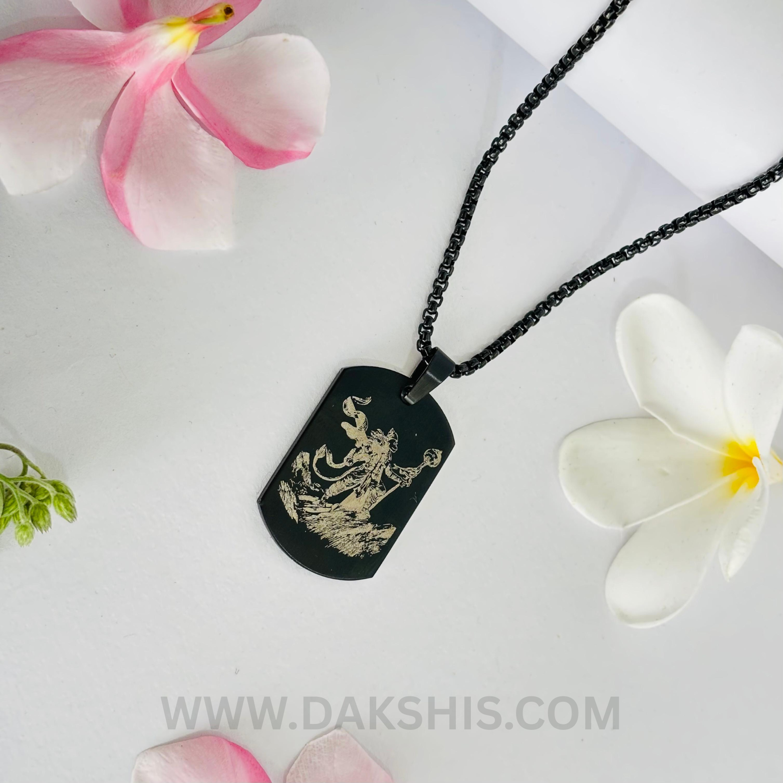 Divine Bahubali With Gada Necklace