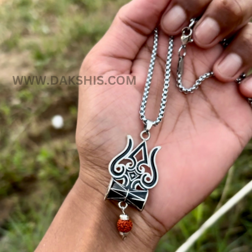 MAHAKAL LOCKET CHAIN COMBO ( BUY 1 GET 2 FREE )