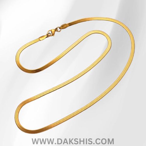 Gold Plated Snake Chain For Men