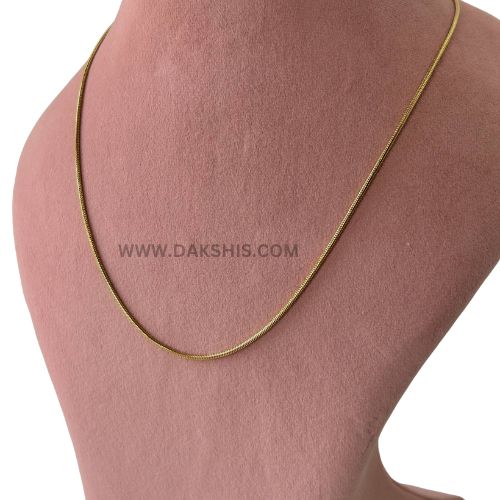 Gold Plated Snake Chain For Men