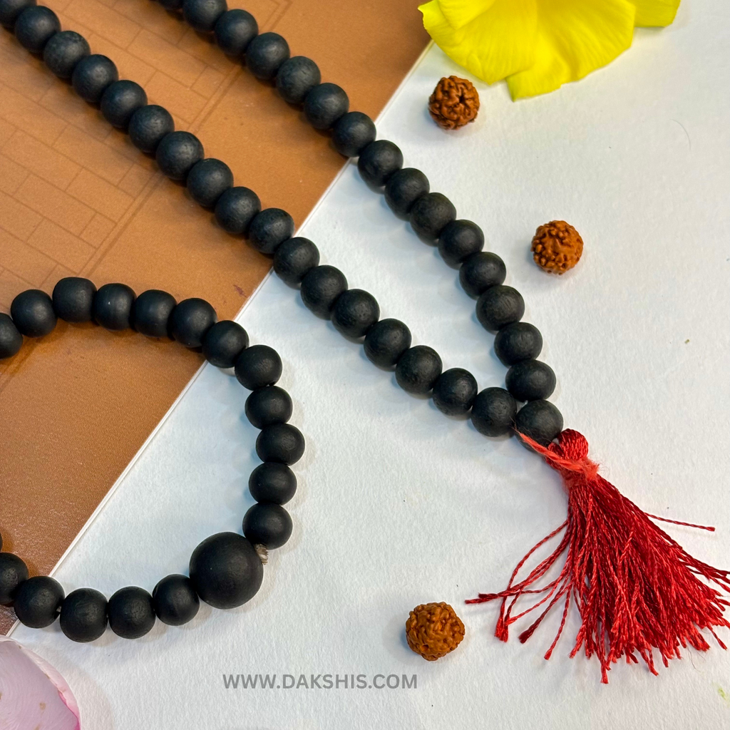 Karungali Jaap Mala & Bracelet Combo