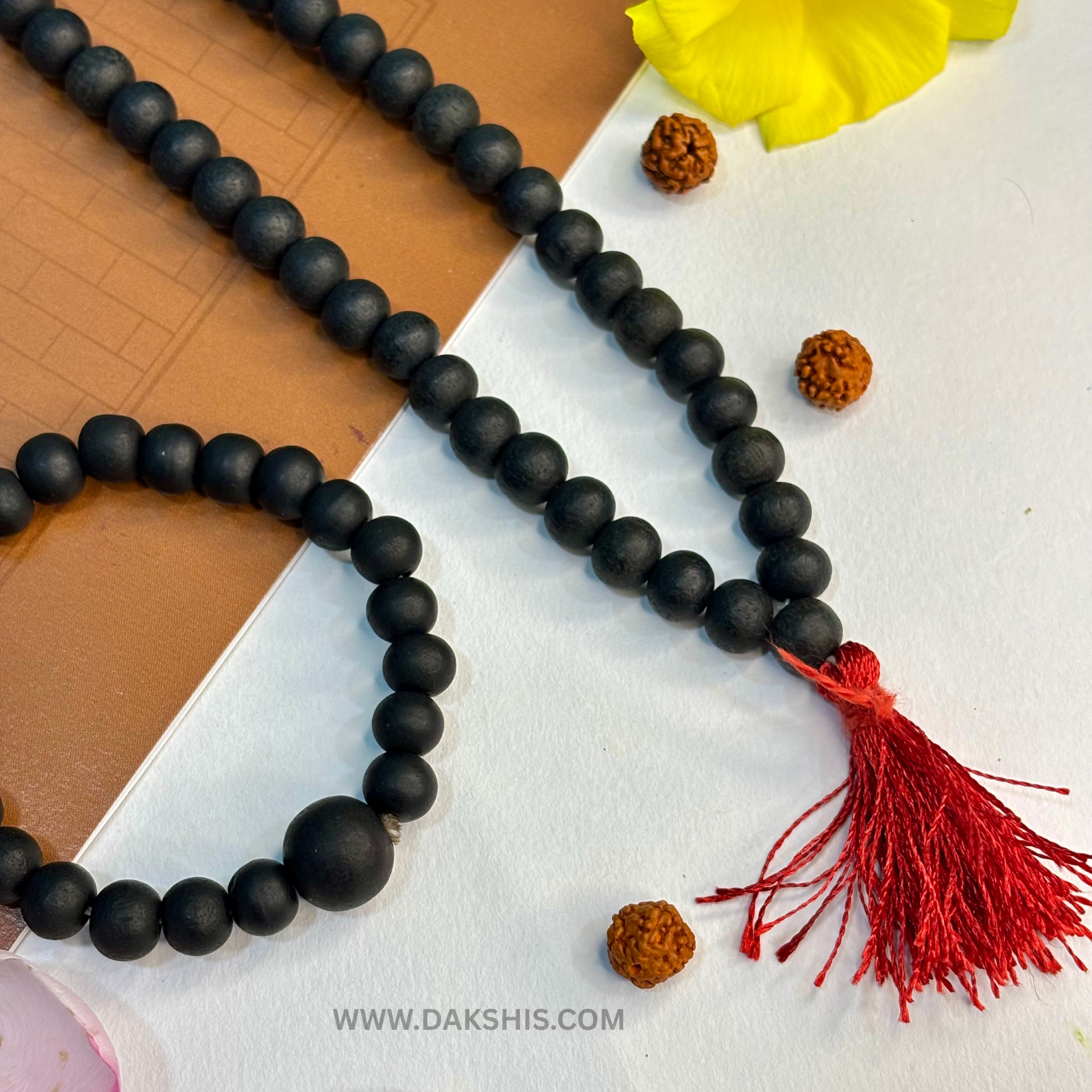 Karungali Jaap Mala & Bracelet Combo