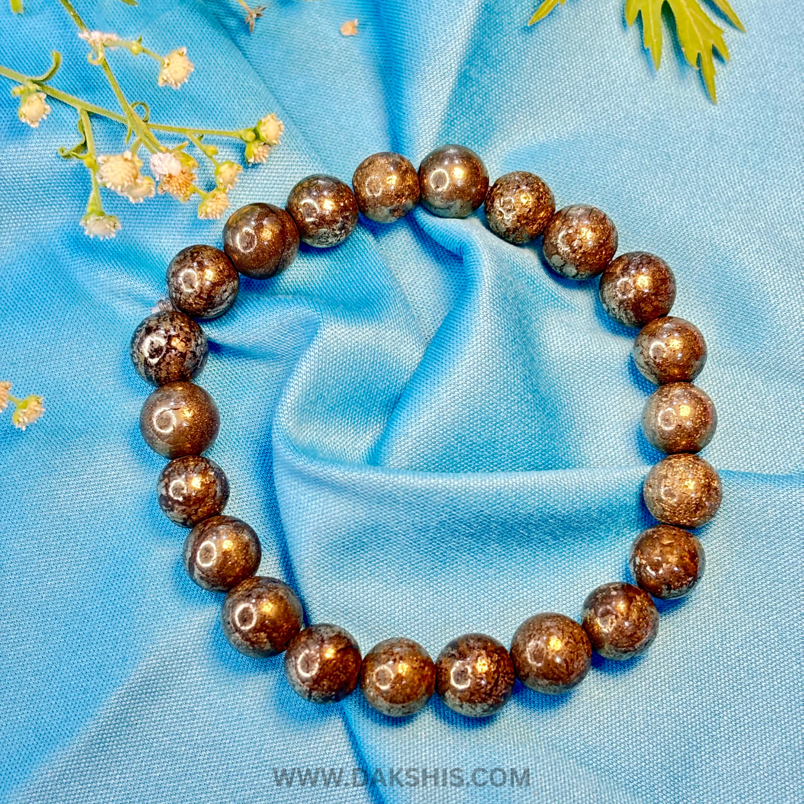 Natural Raw Pyrite Stone Bracelet