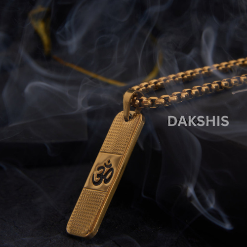 24K Gold Plated OM Necklace