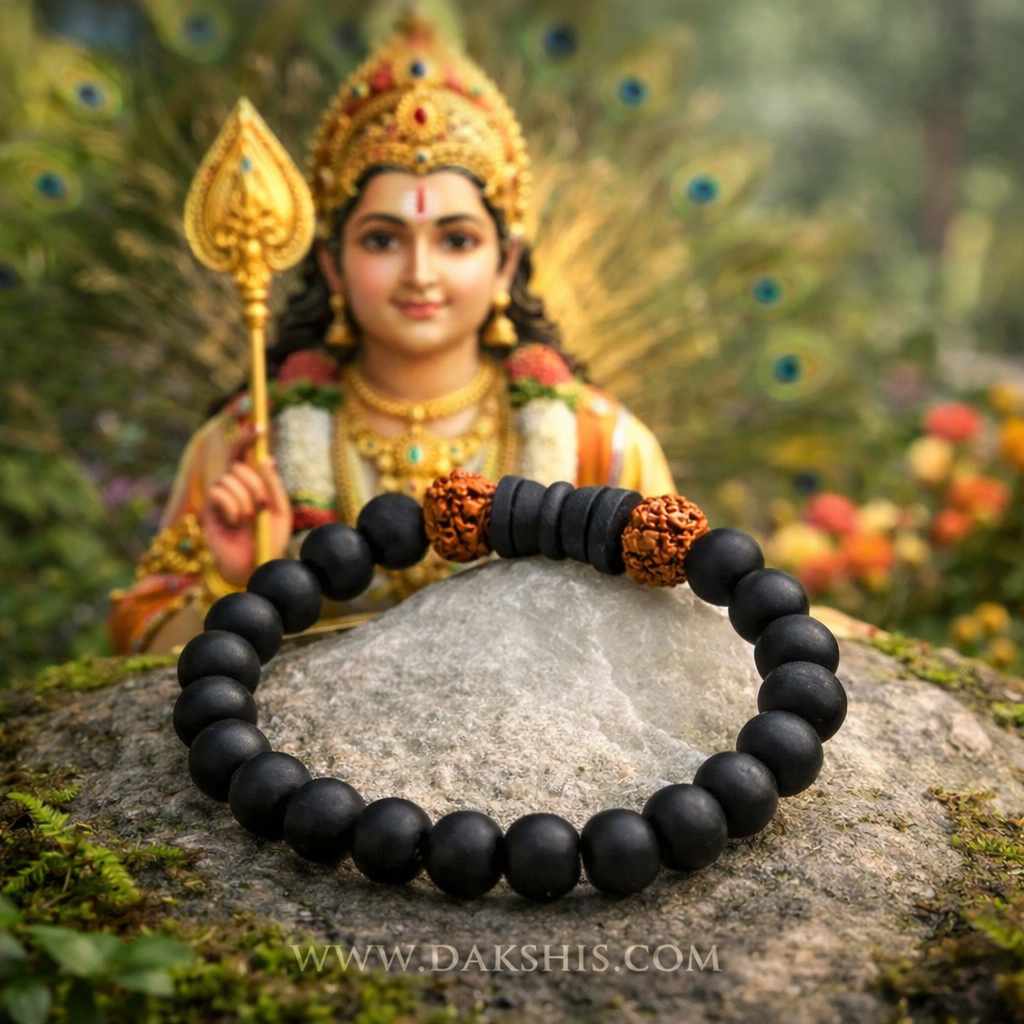 Karungali Rudraksha Bracelet