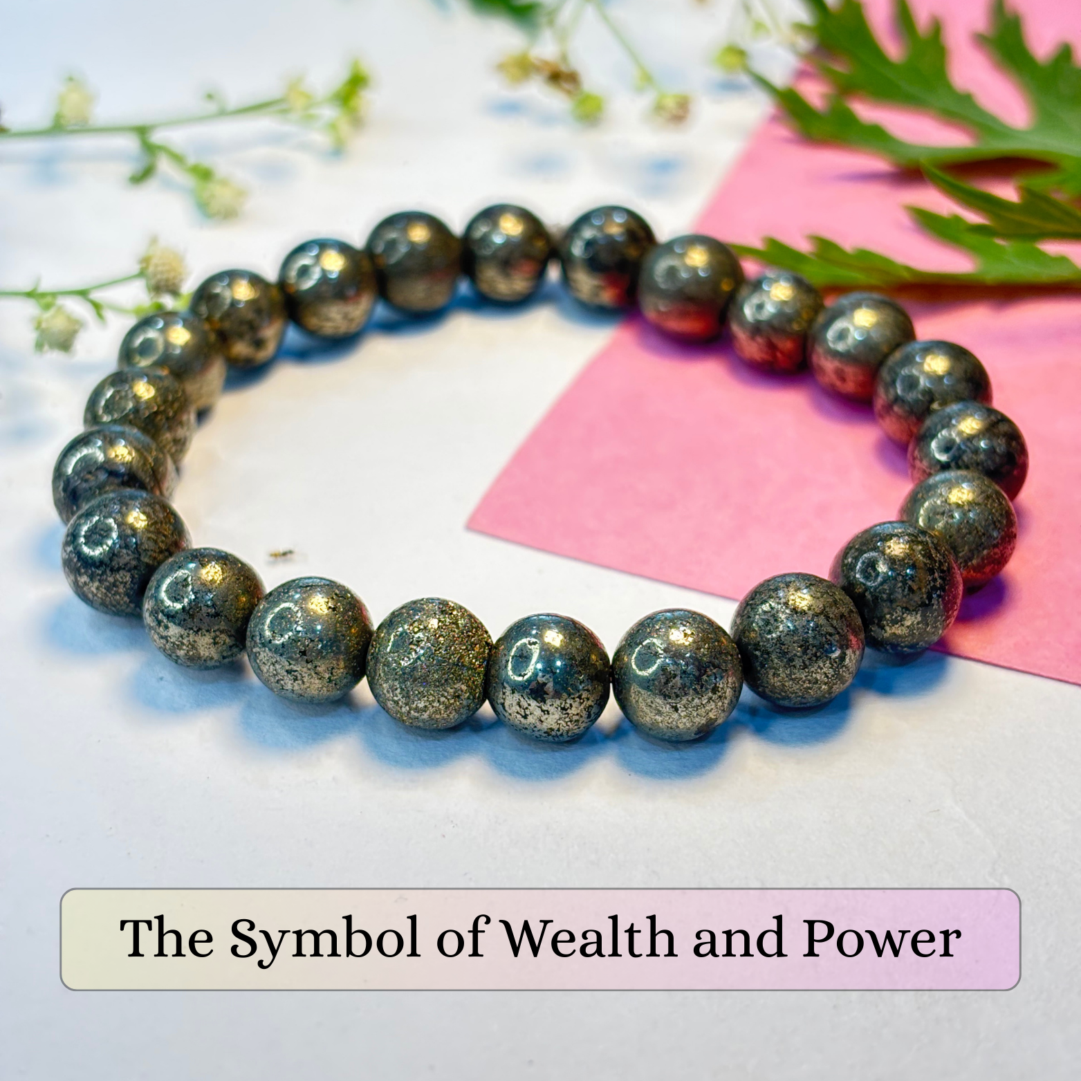 Natural Raw Pyrite Stone Bracelet