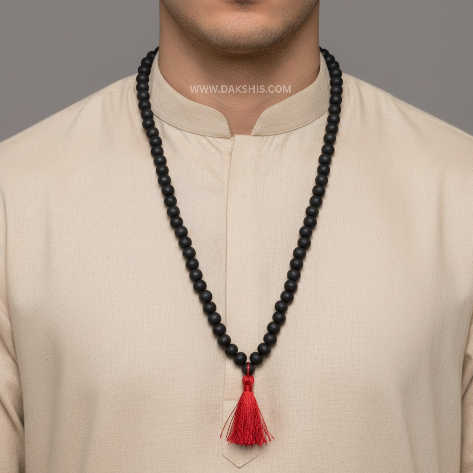 Original Karungali Malai 108 Beads Ebony Wood - Certified